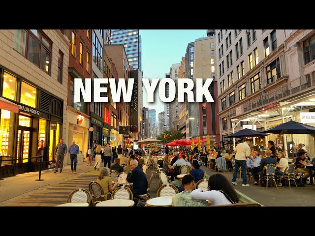 New York City 4K LIVE Manhattan on Saturday Evening (October 17, 2026)