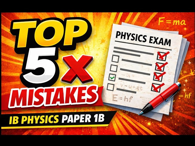 IBDP Physics Exam Tips - paper 1B