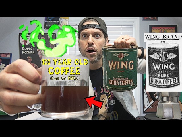 Drinking A "100 YEAR OLD" Cup of Coffee (Human Science) | L.A. BEAST