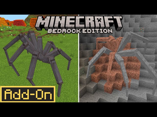 Netherite Octoarachnopod showcase add-on Minecraft bedrock