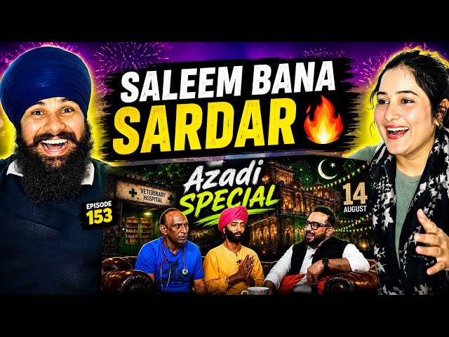 Azadi Special By Goga Pasroori, Saleem Albela And Haroon Rafique | Indian Reaction On Independence