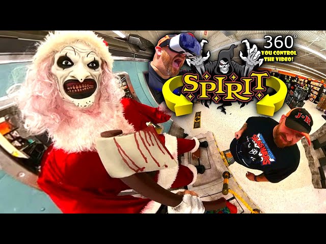 SPIRIT HALLOWEEN 2025 in 360 with TERRIFIER SANTA! in FLORENCE KENTUCKY
