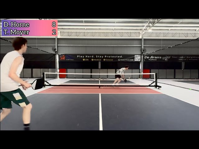 Duncan’s crosscourt backhand shot of the day 🎾 Pickleball 10/08/26