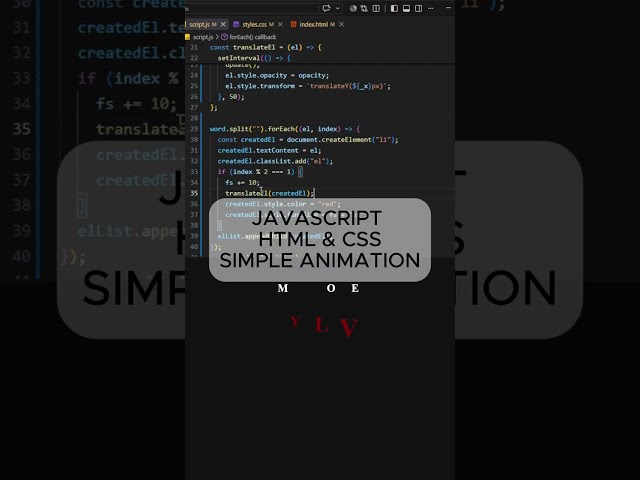 JAVASCRIPT & CANVAS CREATE ANIMATION WITH TRANSLATE