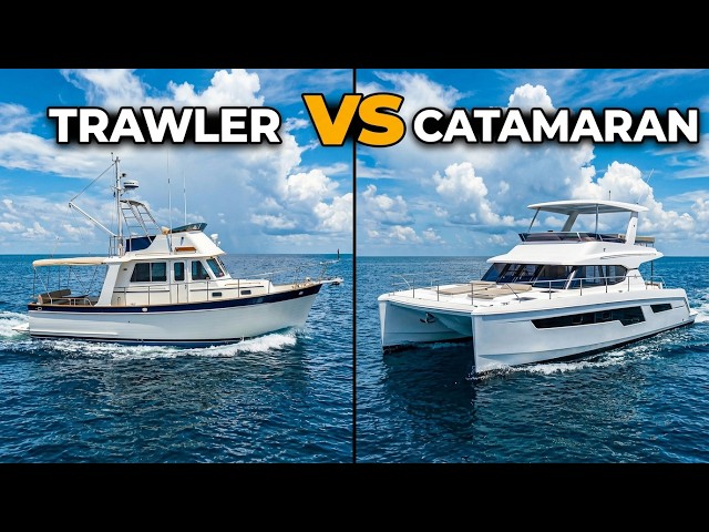 Trawler vs Power Catamaran: Which Is the Better For Solo Sailing?