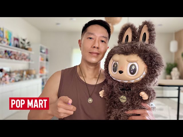 I (FINALLY) FOUND YOU, ZIMOMO!! POP MART: THE MONSTERS - Giant Labubu Unboxing Vinyl Doll Plush