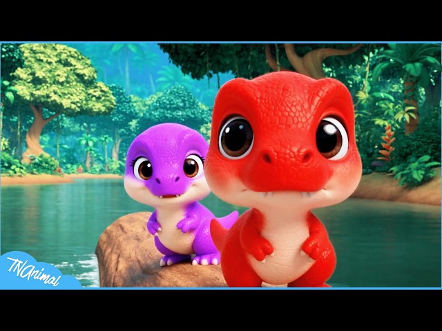 El Bebé T-Rex y su Hermanita Exploran la Selva Amazónica 🌿🦖