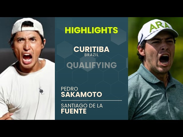 Pedro Sakamoto vs Santiago De La Fuente Highlights | Curitiba 2026 Qualifying