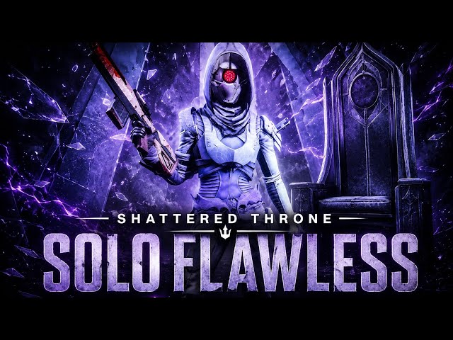 Solo Flawless Shattered Throne + Stasis Hunter Build