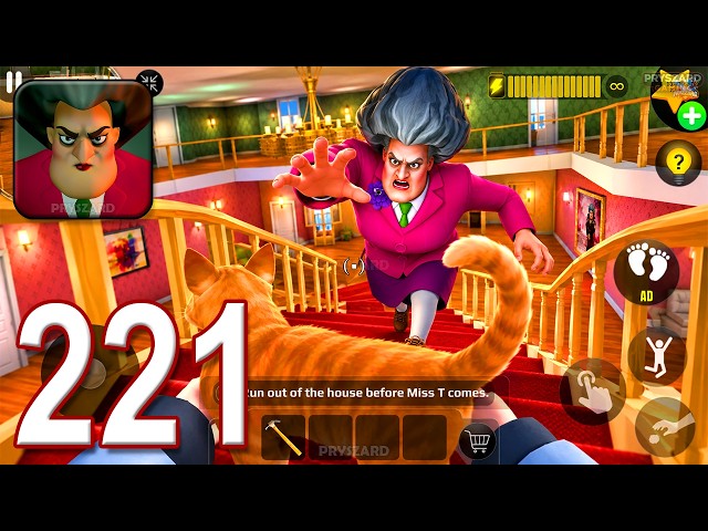 Scary Teacher 3D - Gameplay Walkthrough Part 221 - Chapter 1 Free Hints To Beat Miss T (iOS, Android