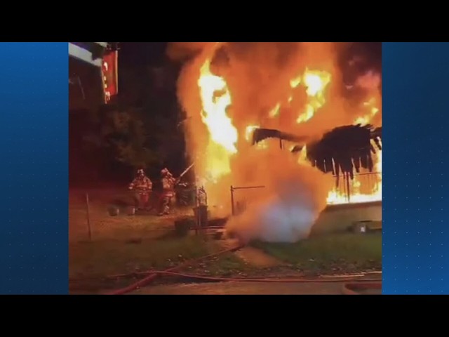 Flames engulf home in Penn Hills