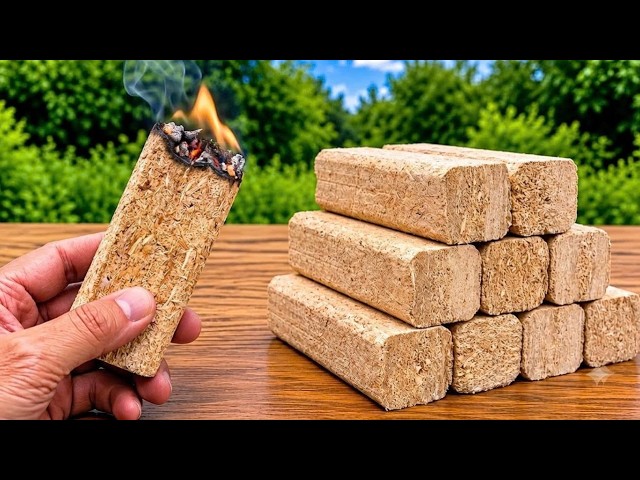 Turn Sawdust into Free Fuel! Every Home Needs It! You Can Make It Yourself Too!.