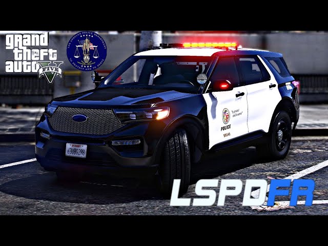 GTA 5 LSPDFR Mod LAPD Patrol | High Speed Chase Gameplay 4K | Blue Line Dispatch Mod | Realism 