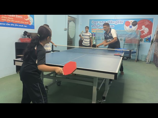 Table tennis practice 