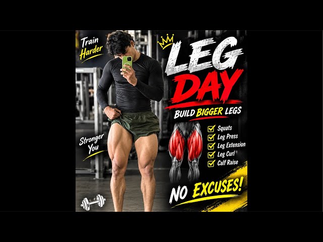 🔥Building Massive Legs 🦵