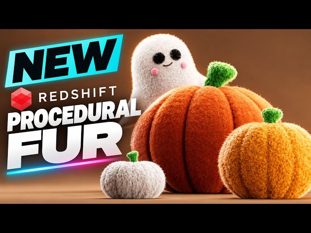 I love the NEW Redshift Procedural Fur in Cinema 4D 2027
