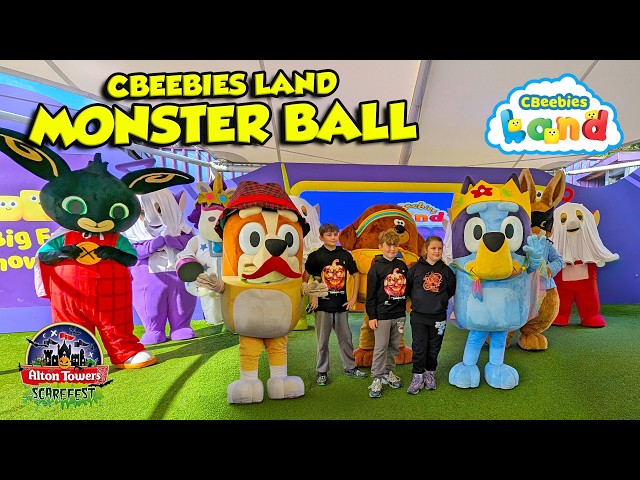 Join Bluey & Friends for the CBeebies Land Monster Ball at Alton Towers (Sep 2026) [4K]