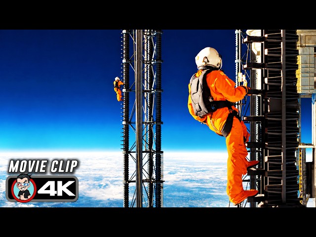Falling From The Edge Of Space | AD ASTRA (2019) Movie CLIP 4K