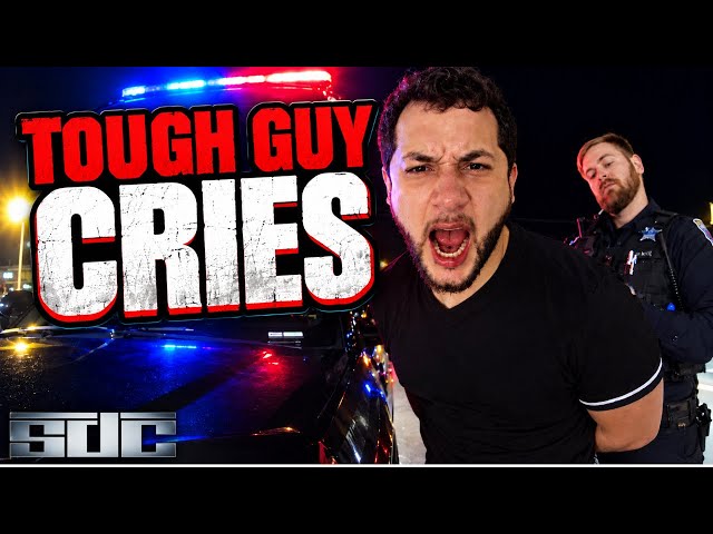 Drunk Suspect Plays Tough with Cops - Fails Miserably