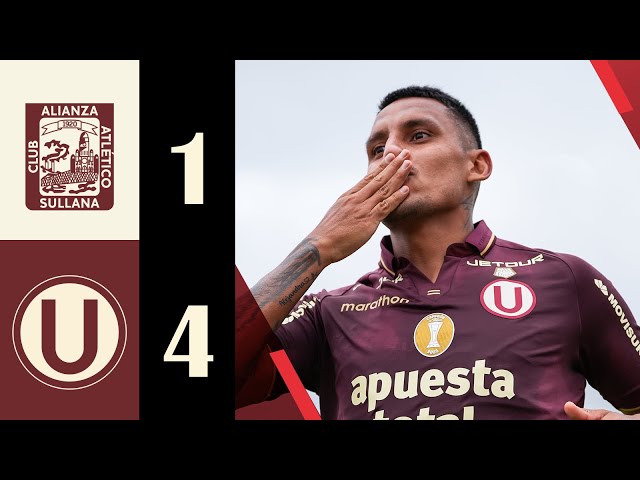 Universitario 4 - 1 Alianza Atlético AL RAS DE CANCHA 🎥⚽ | Resumen, highlights y goles