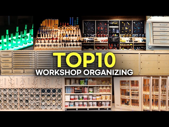 DIY workshop organizing TOP 10 / DIY