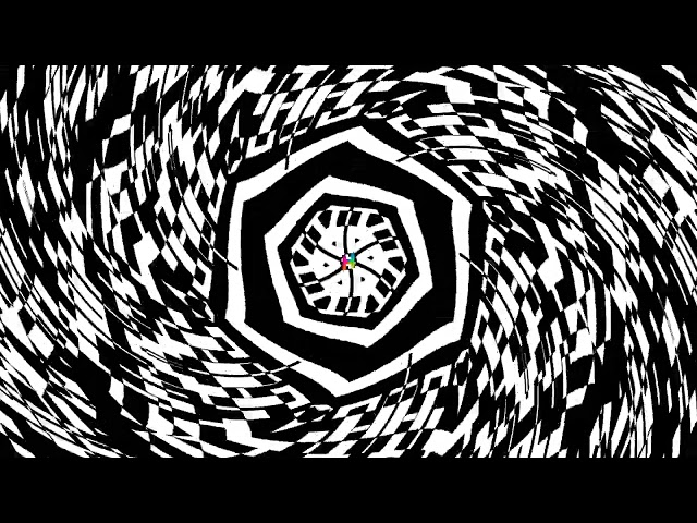 Black & White Symmetry Motion Graphics | Abstract Geometric Patterns Loop