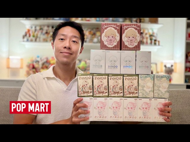UNBOXING DIMOO POP MART BLIND BOXES!! Retro, Shapes in Nature Memories Missing Day Vinyl Figures