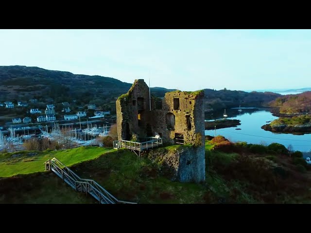 Tarbert Castle - Tarbert, Mull of Kintyre, Argyll & Bute, Scotland.