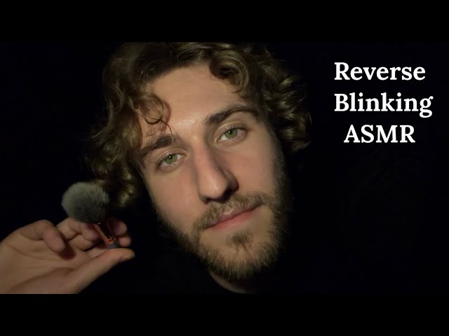 Reverse Blinking ASMR | Lofi Brushing & Anticipatory Tingles 