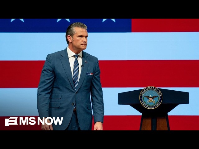 ‘Focused on all the WRONG things’: Hegseth SLAMMED for using slur during major speech