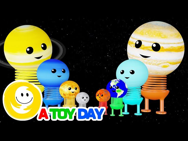 FUNNY PLANETS 🌎😄 🚪🪐 COMPILATION | Planet SIZES for BABY | Funny Planet comparison for kids | Planets