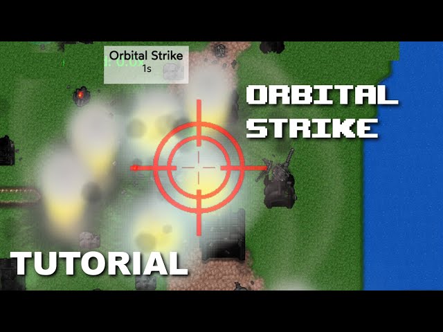 How to make orbital strike in rusted warfare modding