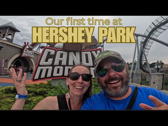 We Finally Visited Hersheypark! | POVs: Candymonium, Skyrush, Wildcat's Revenge & More!