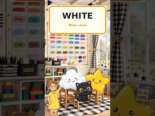 Learn Colours for Toddlers | Black White Gold #Shorts