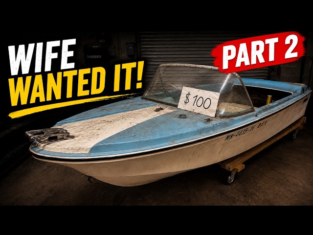 PART 2: Why Did My Wife Want This 62 Year Old Boat?  Was This A Mistake?