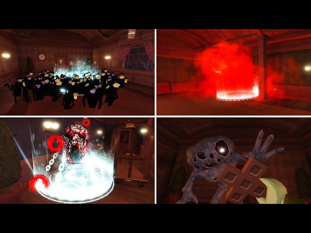 Crucifix VS All Entities After Access Granted Update | Roblox DOORS