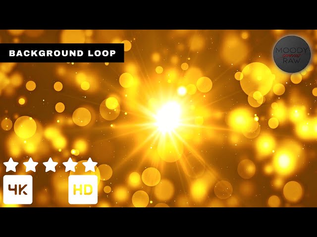Golden Glow Luxury 4K Visual Loop (Silent) | Elegant Ambient Background | Seamless Loop