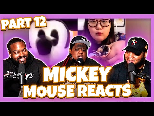 Mickey Mouse REACTS on Tiktok Compilation Part 12 (@HassanKhadair) (try not to laugh)
