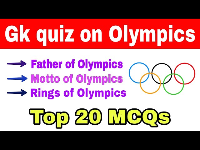 Sports gk || Gk quiz on Olympics || Olympic games mcq