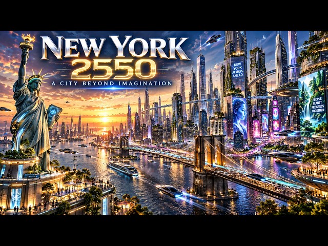 New York in 2550 Is Almost Unrecognizable - 500 Years Into Humanity’s Future