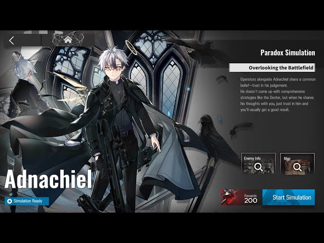 Arknights Paradox Simulation Adnachiel Guide