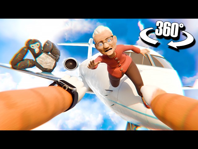 360° Plane Crash - I am Cat X Gorilla Tag VR