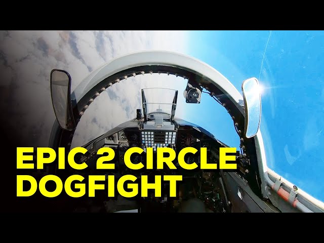 Epic 2-Circle Dogfight | Talons High/Low Aspect Maneuvers