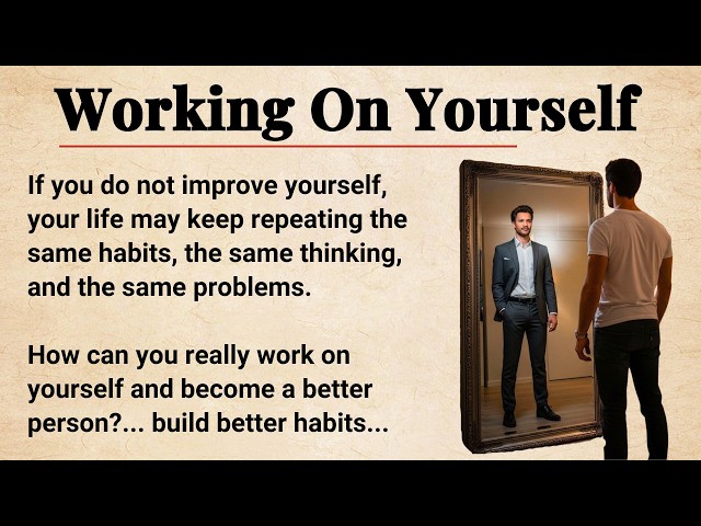Work on Yourself First, Become Better, Change Your Life ⭐️ Learn English Through Motivation