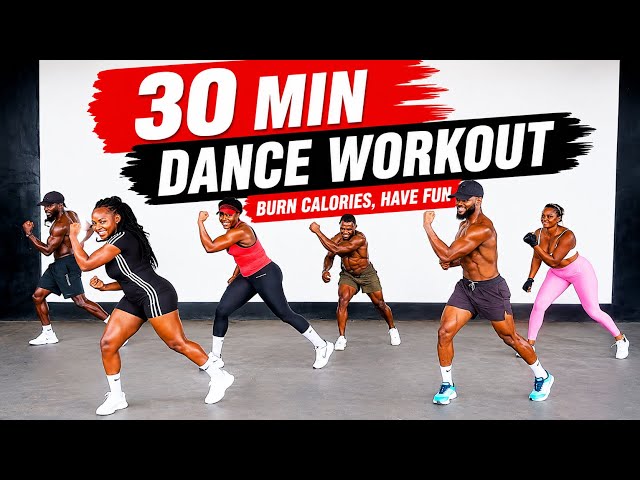 30 MIN SWEATY DANCE WORKOUT /WALK,MOVE,HAVE FUN ,BURN CALORIES /NO EQUIPMENT /HOME WORKOUT 