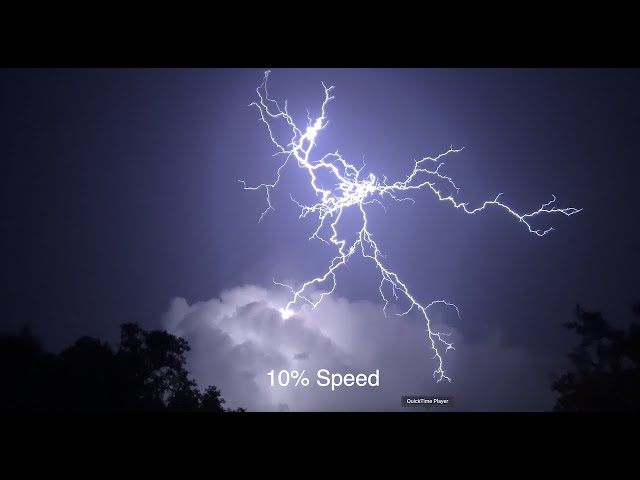 Slow-Motion Lightning 4K (HDR) Shot on iPhone