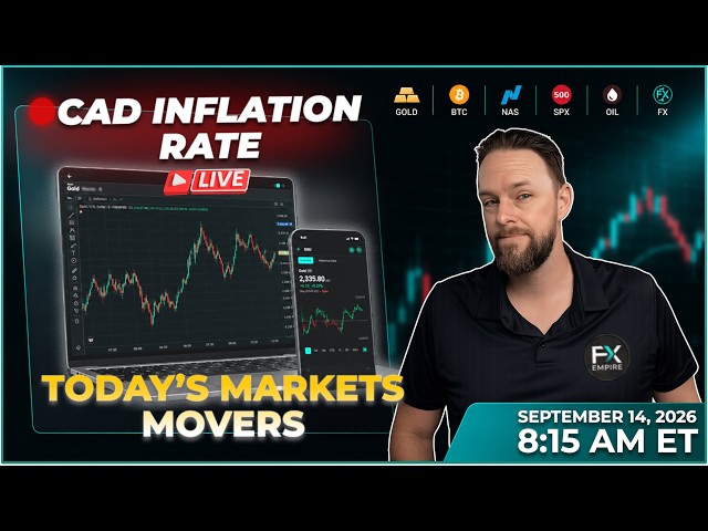 🔴LIVE: Canada Inflation Just Hit the Tape | Oil, Gold, Forex, Stocks, Crypto React
