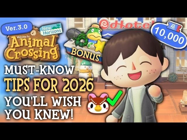 Tips & Tricks For 2026 You'll Wish You Knew Sooner - Animal Crossing New Horizons