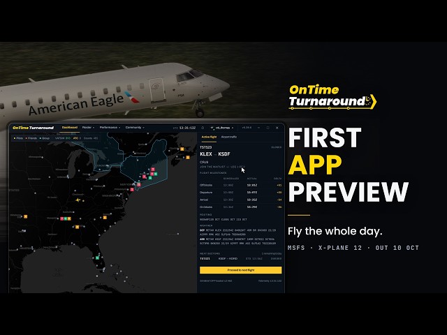 OnTime Turnaround | First App Preview | Build a Roster, Fly It, Get Scored
