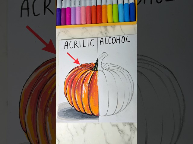 ACRYLIC VS ALCOHOL MARKERS